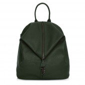 Rucsac dama din piele naturala DiAmanti Zanella Verde Scuro Pino